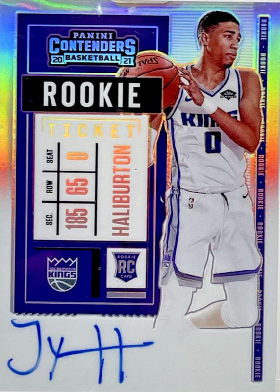 Tre Jones Rookie Jersey Patch Card Panini Contenders 2020-21